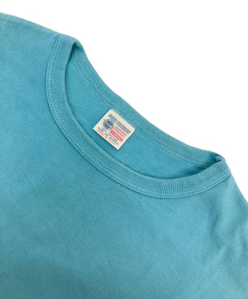 BUZZ RICKSON'S（バズリクソンズ）Buzz Rickson's (バズリクソンズ) PEANUTS (ピーナッツ) プリントカットソー ブルー サイズ:Lの古着・服飾アイテム