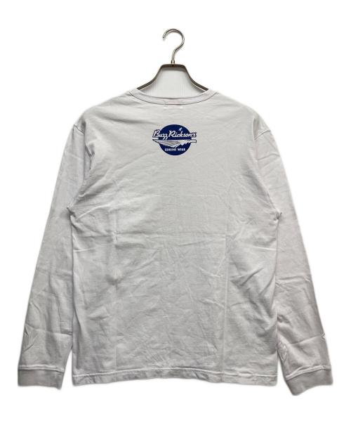 BUZZ RICKSON'S（バズリクソンズ）Buzz Rickson's (バズリクソンズ) PEANUTS (ピーナッツ) プリントカットソー ホワイト サイズ:LARGEの古着・服飾アイテム