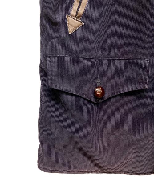 SUGAR CANE（シュガーケーン）SUGAR CANE (シュガーケーン) コーデュロイ ランチ コート ネイビー サイズ:Mの古着・服飾アイテム