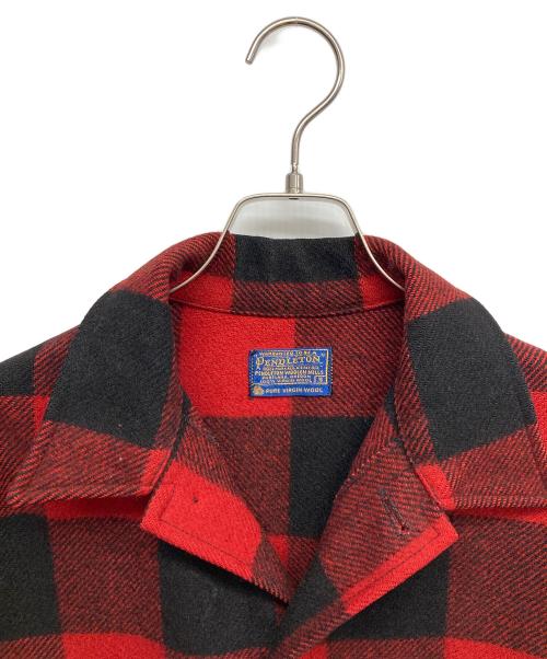 PENDLETON（ペンドルトン）PENDLETON (ペンドルトン) 60‘ｓ～70‘ｓウールクルーザージャケット レッド サイズ:Sの古着・服飾アイテム