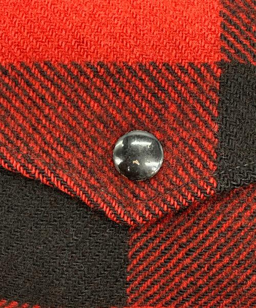 PENDLETON（ペンドルトン）PENDLETON (ペンドルトン) 60‘ｓ～70‘ｓウールクルーザージャケット レッド サイズ:Sの古着・服飾アイテム