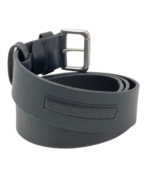 POLO RALPH LAUREN（ポロ・ラルフローレン）POLO RALPH LAUREN (ポロ・ラルフローレン) レザーベルト ブラックの古着・服飾アイテム