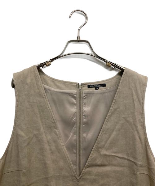23区（ニジュウサンク）23区 (ニジュウサンク) ノースリーブワンピース ブラウン サイズ:46の古着・服飾アイテム