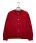 23区（ニジュウサンク）の古着「ニットカーディガン」｜レッド