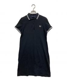 FRED PERRY（フレッドペリー）の古着「ポロシャツワンピース」｜ブラック