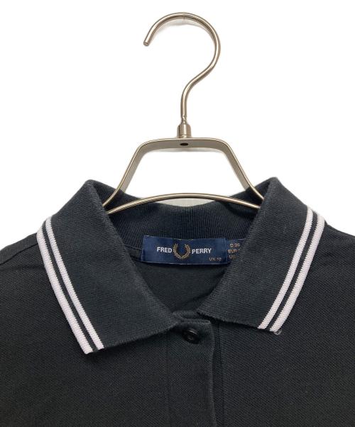 FRED PERRY（フレッドペリー）FRED PERRY (フレッドペリー) ポロシャツワンピース ブラック サイズ:36の古着・服飾アイテム