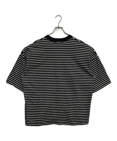 Adam et Rope（アダム エ ロペ）Adam et Rope (アダム エ ロペ) ボーダーTシャツ ブラック サイズ:Lの古着・服飾アイテム