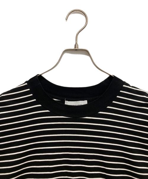 Adam et Rope（アダム エ ロペ）Adam et Rope (アダム エ ロペ) ボーダーTシャツ ブラック サイズ:Lの古着・服飾アイテム
