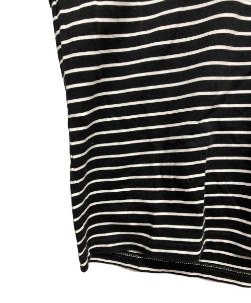 Adam et Rope（アダム エ ロペ）Adam et Rope (アダム エ ロペ) ボーダーTシャツ ブラック サイズ:Lの古着・服飾アイテム