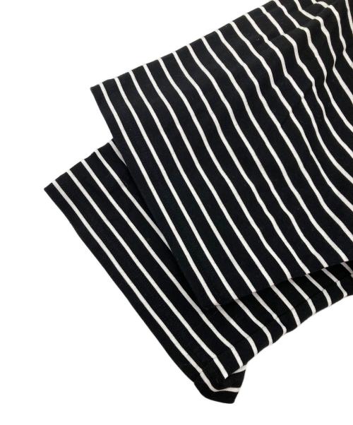 Adam et Rope（アダム エ ロペ）Adam et Rope (アダム エ ロペ) ボーダーTシャツ ブラック サイズ:Lの古着・服飾アイテム