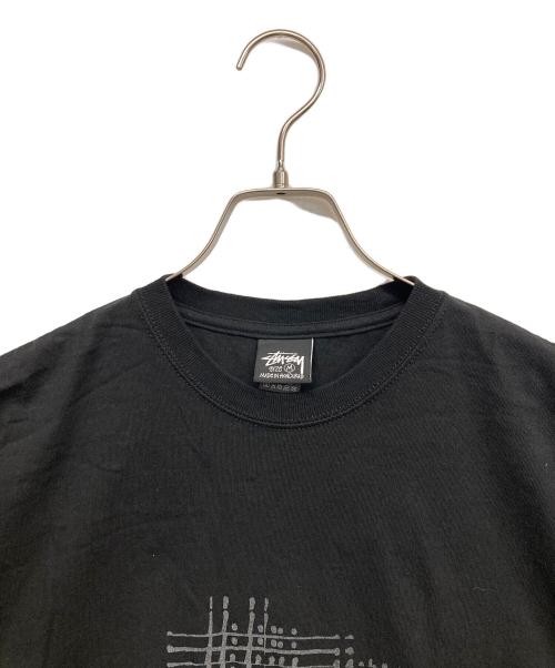 stussy（ステューシー）stussy (ステューシー) REFRACTED TEE ブラック サイズ:Mの古着・服飾アイテム