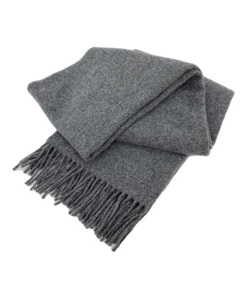 Acne studios（アクネ ストゥディオス）ACNE STUDIOS (アクネ ストゥディオス) ウールマフラー グレーの古着・服飾アイテム