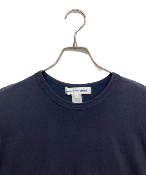 COMME des GARCONS SHIRT（コムデギャルソンシャツ）COMME des GARCONS SHIRT (コムデギャルソンシャツ) 無地Tシャツ ネイビー サイズ:Mの古着・服飾アイテム