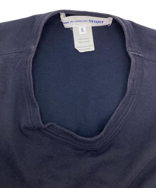 COMME des GARCONS SHIRT（コムデギャルソンシャツ）COMME des GARCONS SHIRT (コムデギャルソンシャツ) 無地Tシャツ ネイビー サイズ:Mの古着・服飾アイテム