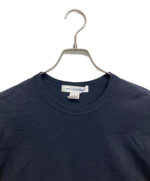 COMME des GARCONS SHIRT（コムデギャルソンシャツ）COMME des GARCONS SHIRT (コムデギャルソンシャツ) 無地Tシャツ ネイビー サイズ:Mの古着・服飾アイテム