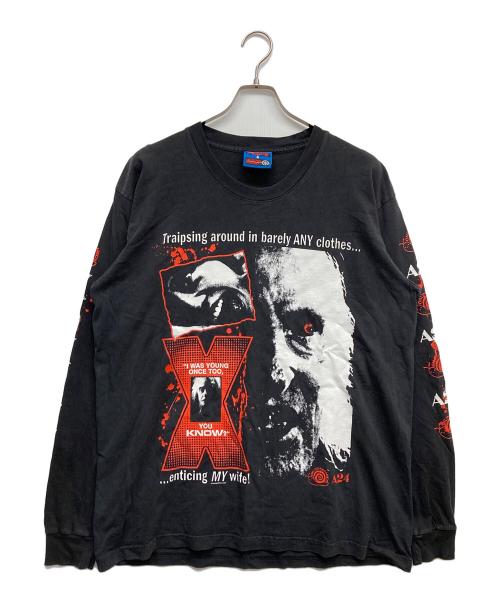 A24（エー24）A24 (エー24) X ムービープリントカットソー ブラック サイズ:Lの古着・服飾アイテム