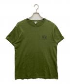 LOEWEロエベ）の古着「アナグラム刺繍コットンTシャツ」｜グリーン