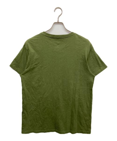 LOEWE（ロエベ）LOEWE (ロエベ) アナグラム刺繍コットンTシャツ グリーン サイズ:Mの古着・服飾アイテム