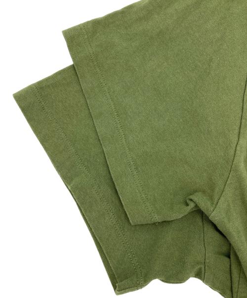 LOEWE（ロエベ）LOEWE (ロエベ) アナグラム刺繍コットンTシャツ グリーン サイズ:Mの古着・服飾アイテム