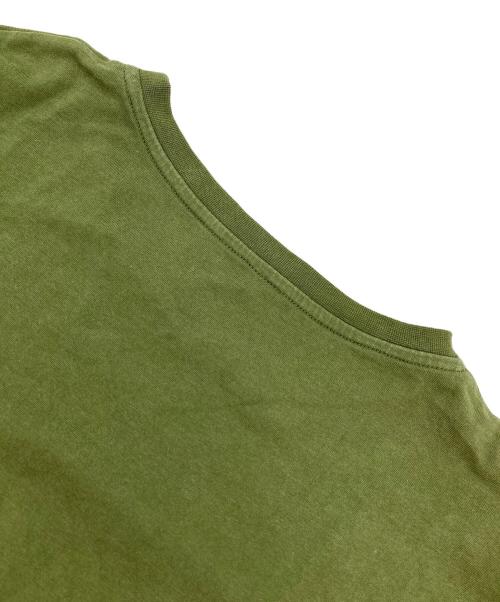 LOEWE（ロエベ）LOEWE (ロエベ) アナグラム刺繍コットンTシャツ グリーン サイズ:Mの古着・服飾アイテム