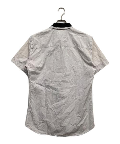 MARNI（マルニ）MARNI (マルニ) バイカラーショートスリーブシャツ パープル サイズ:FREEの古着・服飾アイテム