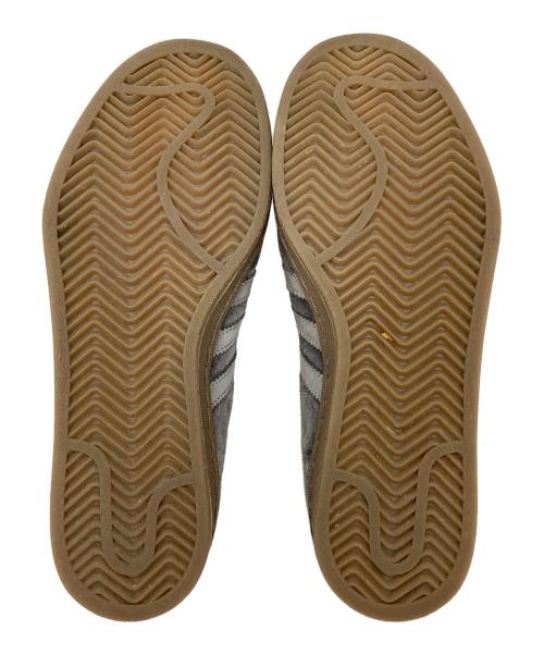 adidas（アディダス）adidas (アディダス) JOURNAL STANDARD (ジャーナルスタンダード) 別注キャンパス80sローカットスニーカー グレー サイズ:25.5の古着・服飾アイテム