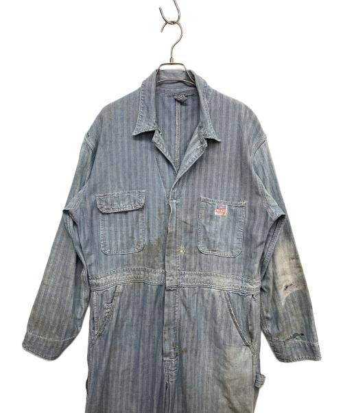 BIC MAC（ビックマック）BIC MAC (ビックマック) 50sヘリボーンツイルオーバーオール ブルー サイズ:不明の古着・服飾アイテム