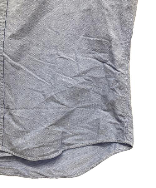 INDIVIDUALIZED SHIRTS（インディビジュアライズドシャツ）INDIVIDUALIZED SHIRTS (インディビジュアライズドシャツ) 半袖コットンシャツ ブルー サイズ:15の古着・服飾アイテム