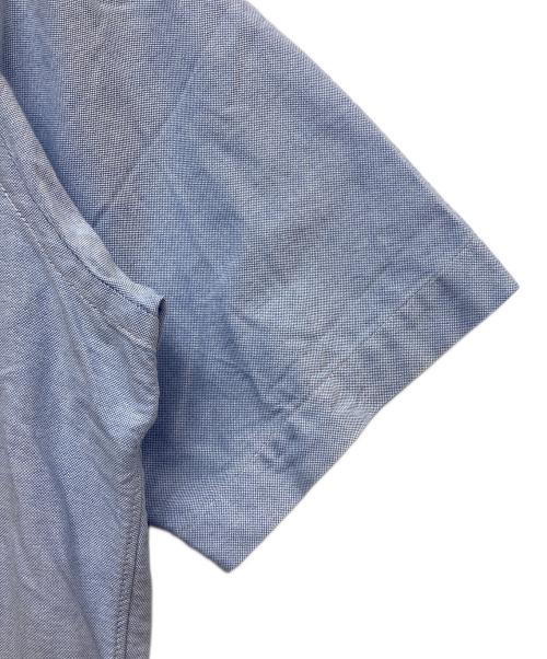 INDIVIDUALIZED SHIRTS（インディビジュアライズドシャツ）INDIVIDUALIZED SHIRTS (インディビジュアライズドシャツ) 半袖コットンシャツ ブルー サイズ:15の古着・服飾アイテム