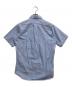 INDIVIDUALIZED SHIRTS (インディビジュアライズドシャツ) 半袖コットンシャツ ブルー サイズ:15：5000円