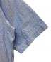 中古・古着 INDIVIDUALIZED SHIRTS (インディビジュアライズドシャツ) 半袖コットンシャツ ブルー サイズ:15：5000円