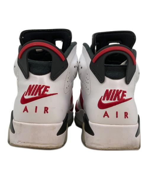 NIKE（ナイキ）NIKE (ナイキ) AIR JORDAN 6 RETRO CARMINE ホワイト サイズ:27の古着・服飾アイテム