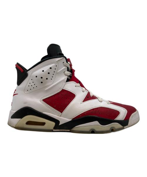 NIKE（ナイキ）NIKE (ナイキ) AIR JORDAN 6 RETRO CARMINE ホワイト サイズ:27の古着・服飾アイテム