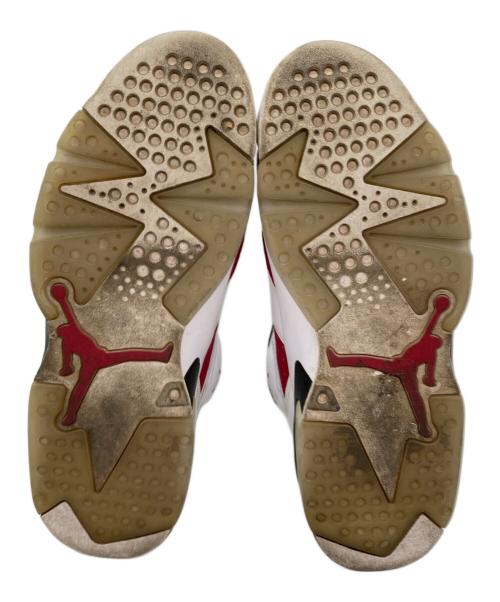 NIKE（ナイキ）NIKE (ナイキ) AIR JORDAN 6 RETRO CARMINE ホワイト サイズ:27の古着・服飾アイテム
