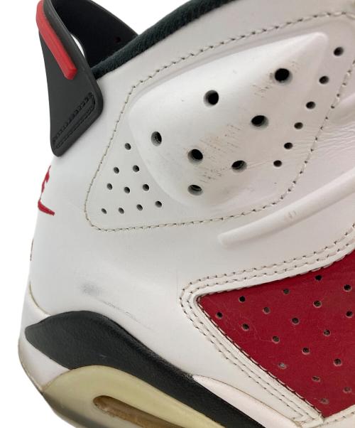 NIKE（ナイキ）NIKE (ナイキ) AIR JORDAN 6 RETRO CARMINE ホワイト サイズ:27の古着・服飾アイテム