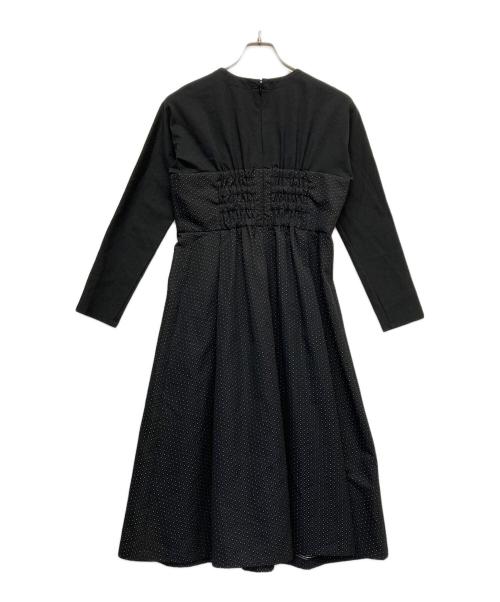 NOLLEY'S（ノーリーズ）NOLLEY'S (ノーリーズ) ビスチェライクドッキングワンピース ブラック サイズ:38の古着・服飾アイテム