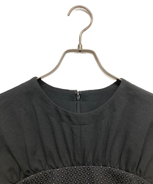 NOLLEY'S（ノーリーズ）NOLLEY'S (ノーリーズ) ビスチェライクドッキングワンピース ブラック サイズ:38の古着・服飾アイテム