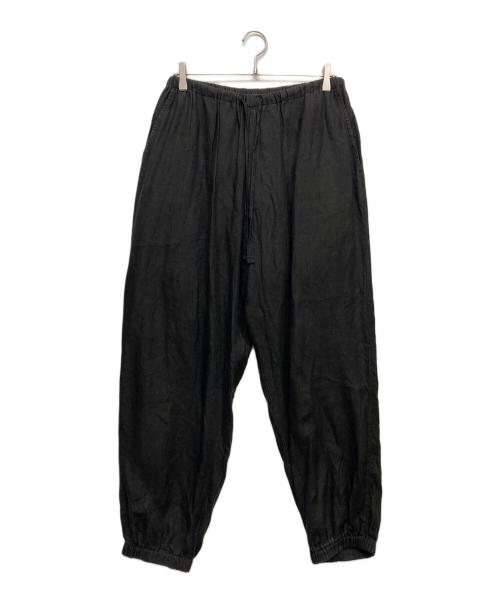 COMOLI（コモリ）COMOLI (コモリ) カナパ ドローストリングパンツ ブラック サイズ:2の古着・服飾アイテム
