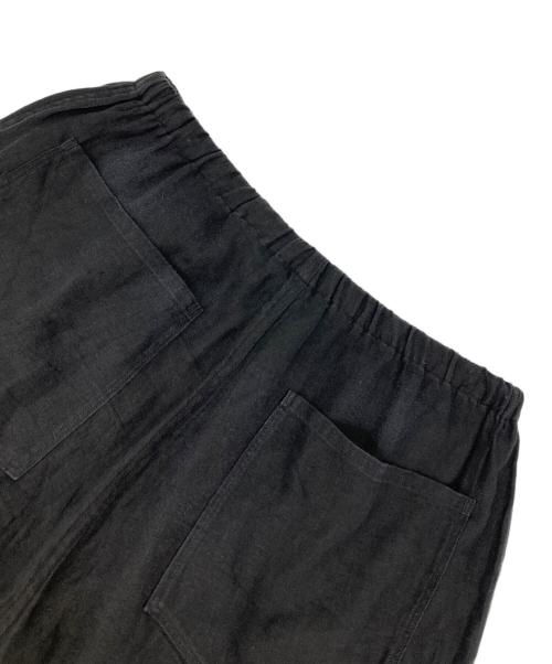 COMOLI（コモリ）COMOLI (コモリ) カナパ ドローストリングパンツ ブラック サイズ:2の古着・服飾アイテム