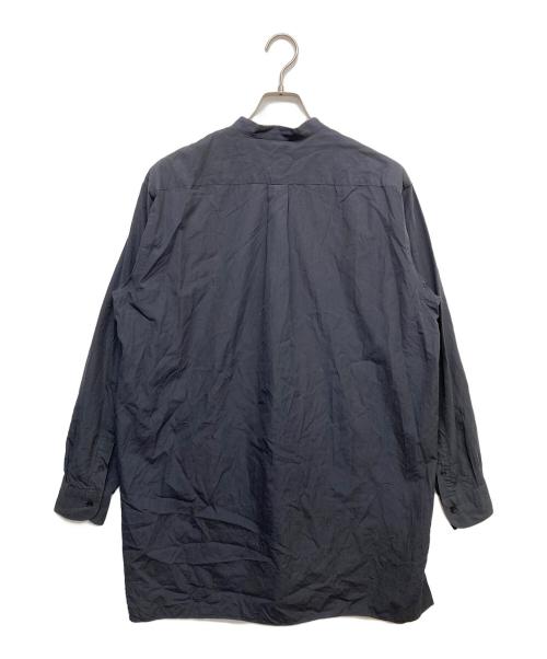 COMOLI（コモリ）COMOLI (コモリ) BAND COLLAR SHIR ネイビー サイズ:2の古着・服飾アイテム