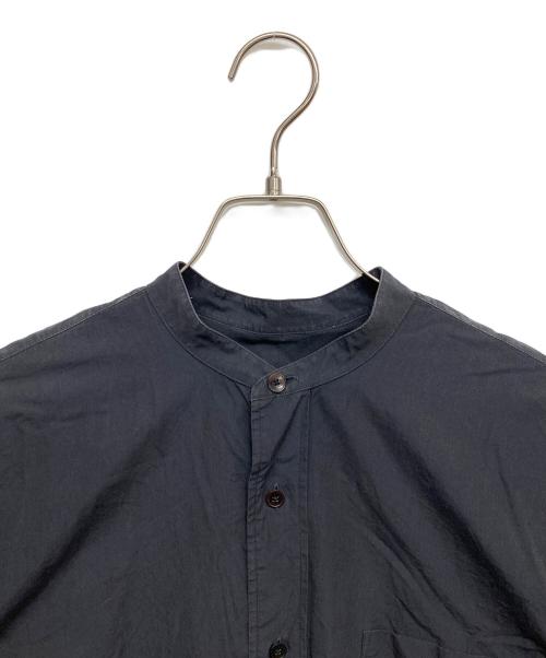 COMOLI（コモリ）COMOLI (コモリ) BAND COLLAR SHIR ネイビー サイズ:2の古着・服飾アイテム