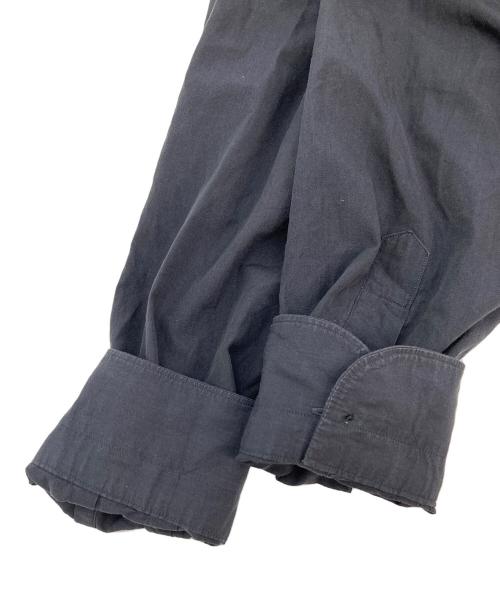 COMOLI（コモリ）COMOLI (コモリ) BAND COLLAR SHIR ネイビー サイズ:2の古着・服飾アイテム