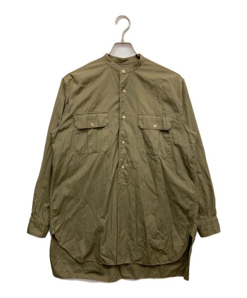 COMOLI（コモリ）COMOLI (コモリ) Band color shirt カーキ サイズ:1の古着・服飾アイテム