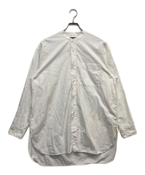 wirrow（ウィロウ）WIRROW (ウィロウ) LONG STAND COLLAR SHIRT ホワイト サイズ:2の古着・服飾アイテム