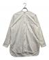 WIRROW（ウィロウ）の古着「LONG STAND COLLAR SHIRT」｜ホワイト