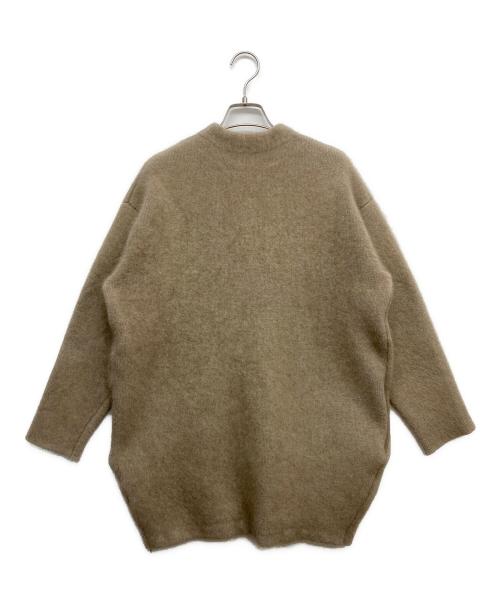 ELENDEEK（エレンディーク）ELENDEEK (エレンディーク) RACOON MIX WCD/ラクーンカーディガン ベージュ サイズ:Fの古着・服飾アイテム
