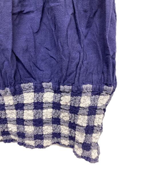 me ISSEY MIYAKE（ミーイッセイ ミヤケ）me ISSEY MIYAKE (ミーイッセイ ミヤケ) ノースリーブカットソー ネイビー サイズ:FREEの古着・服飾アイテム