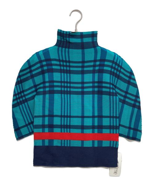 me ISSEY MIYAKE（ミーイッセイ ミヤケ）me ISSEY MIYAKE (ミーイッセイ ミヤケ) プリーツカットソー グリーン サイズ:無しの古着・服飾アイテム