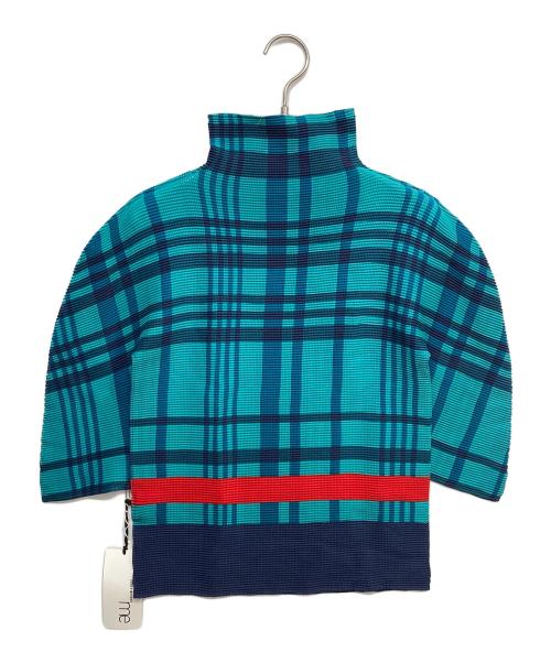 me ISSEY MIYAKE（ミーイッセイ ミヤケ）me ISSEY MIYAKE (ミーイッセイ ミヤケ) プリーツカットソー グリーン サイズ:無しの古着・服飾アイテム