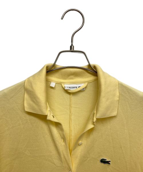 LACOSTE（ラコステ）LACOSTE (ラコステ) 半袖ワンピース イエロー サイズ:38の古着・服飾アイテム